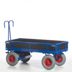 Handpritschenwagen mit Holzbordwänden