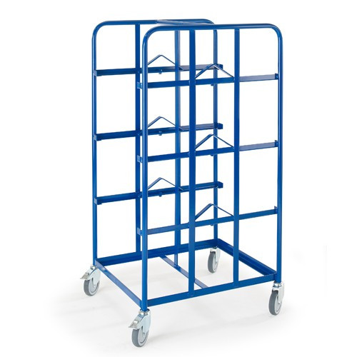 Kommissionierwagen 4 doppelseitige Ladeflächen